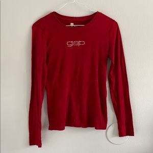 GAP top long sleeve/seize:Small